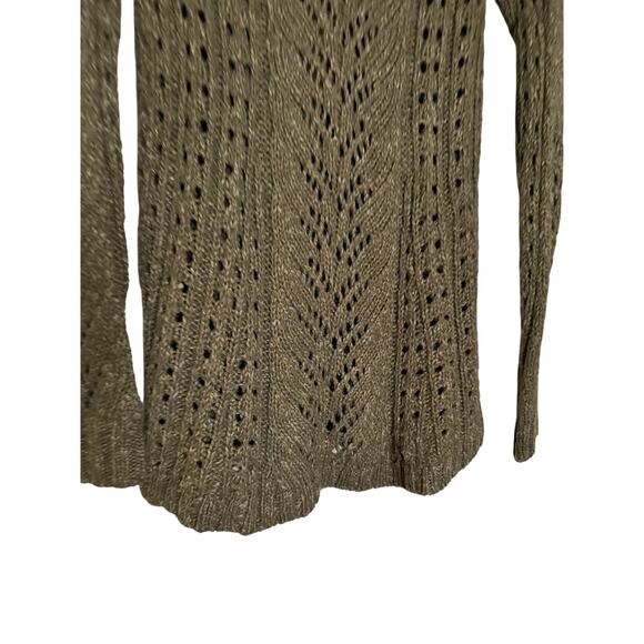 Sleeping on Snow Anthropologie Dark Green Eldora Turtleneck Sweater - Picture 6 of 8